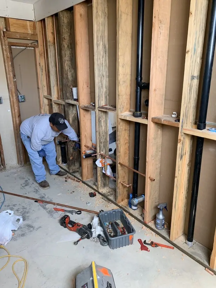 Commercial rough-in plumbing for Commercial Plumbing in North Fork Estates